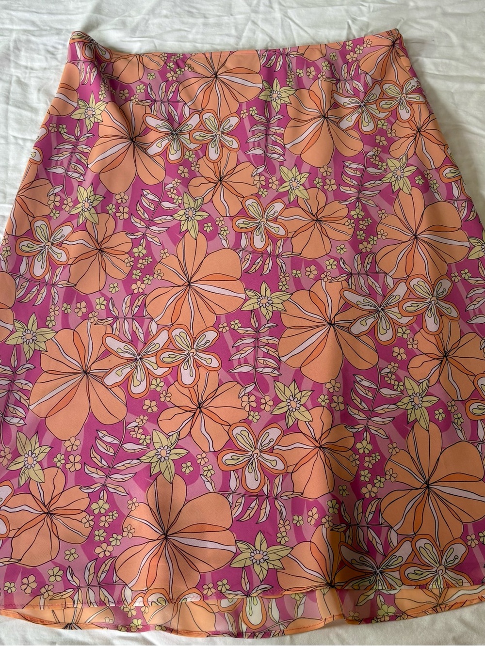 Vintage Apostrophe Midi Skirt